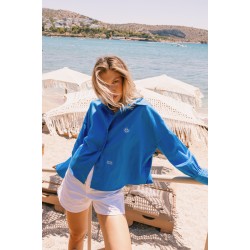 THE VATHY BLUE SIGNATURE SHIRT