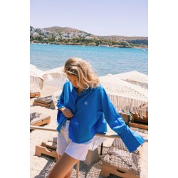 THE VATHY BLUE SIGNATURE SHIRT