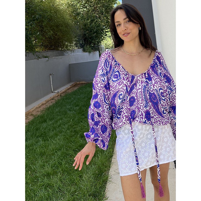 VIOLETTE BLOUSE